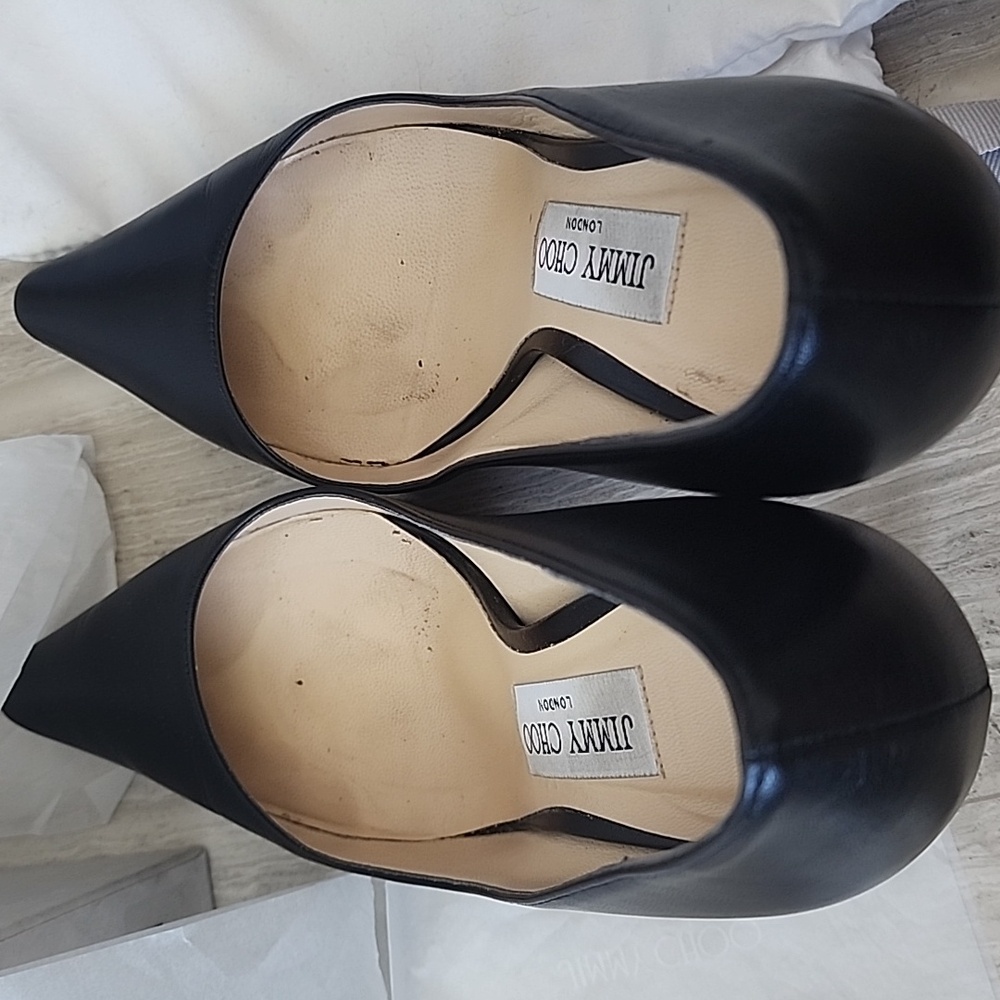 Jimmy Choo Romy 100 Pumps - Picture 11 of 12